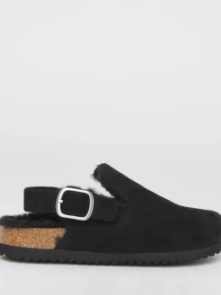 Simply Be Fluffy Mules With Back Strap^Women Slippers