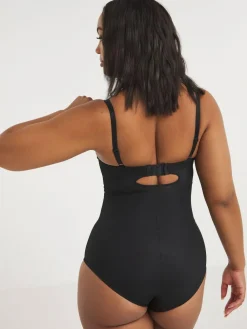 Simply Be Black Magisculpt Ella Lace Firm Control Bodyshaper^Women Shapewear