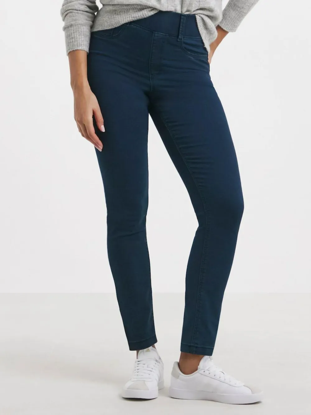 Simply Be Blue Slim Pull On Jeggings^Women Jeans|Jeans