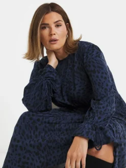 Hot Simply Be Blue Supersoft Midi Dress