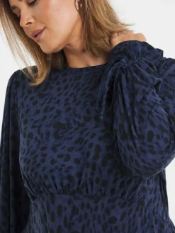 Hot Simply Be Blue Supersoft Midi Dress