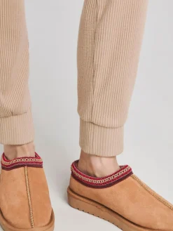 Discount Simply Be Brown Wide Fit Wide Fit Embriodery Full Mules Brown Slippers