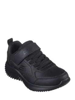 Skechers Black Bounder Power Study School Trainers^BOY School Shoes|Boys Shoes