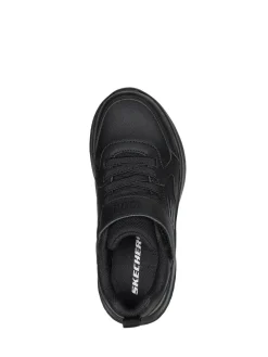 Skechers Black Bounder Power Study School Trainers^BOY School Shoes|Boys Shoes