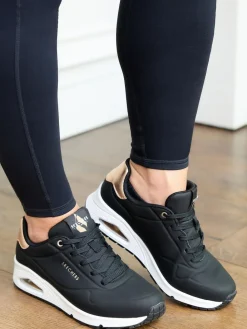 Skechers Golden Womens Standard Fit Uno Trainers^Women Sneakers