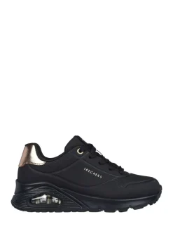 New Skechers Uno Gen1 Trainers Black Dark