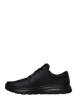 Skechers Black Mens Flex Advantage Fourche Slip Resistant Work Shoes^ Shoes