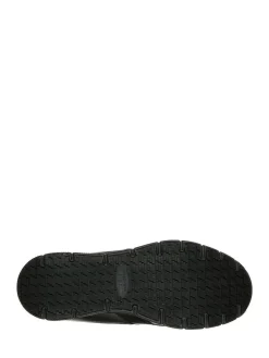 Skechers Black Mens Relaxed Fit Work Trainers^ Sneakers