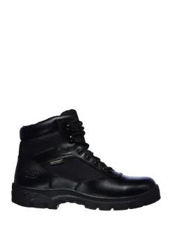 Skechers Black Mens Wascana Benen Waterproof Tactical Slip Resistant Boots^ Boots|Boots