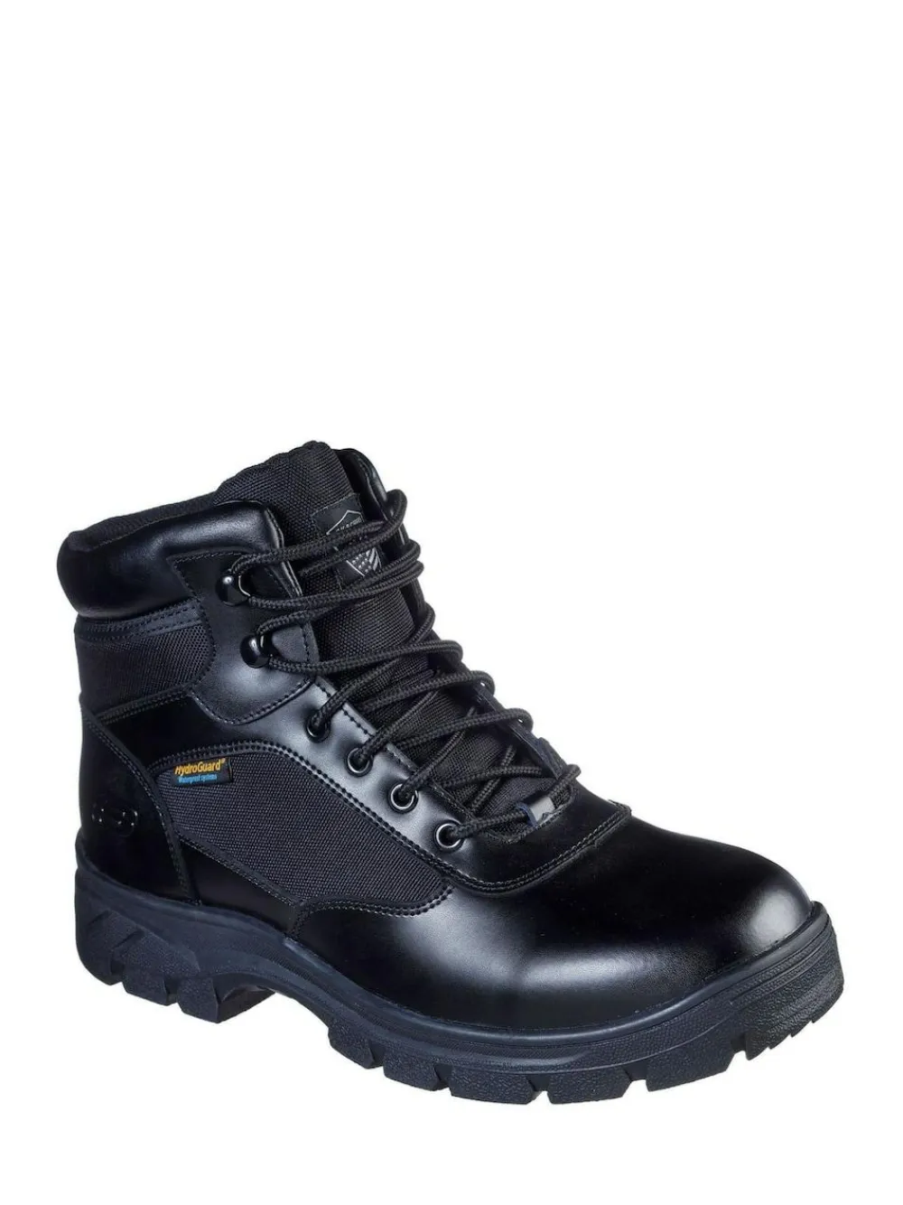 Skechers Black Mens Wascana Benen Waterproof Tactical Slip Resistant Boots^ Boots|Boots