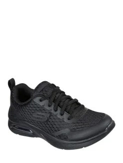 Outlet Skechers Black Microspec Max School Shoes