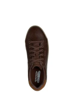 New Skechers Cavell Hensley Trainers Brown