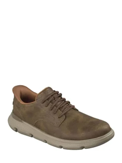 Clearance Skechers Garza Duran Shoes Brown