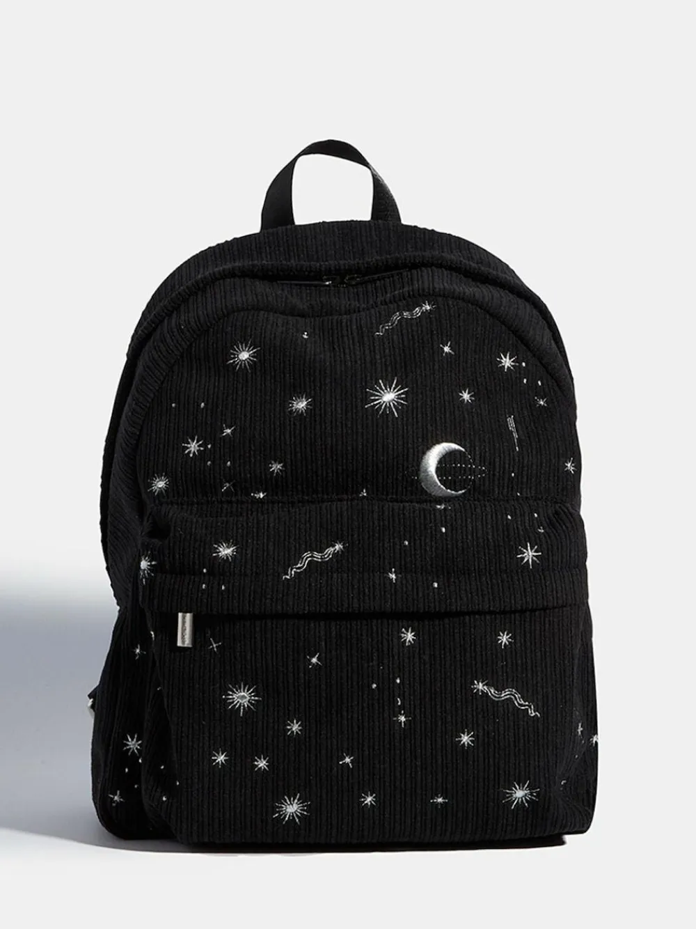 Hot Skinnydip Black Celestial Silver Cord Backpack