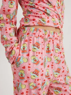 Skinnydip Pink The Simpsons x Ralph I Choose You Pyjamas Set^Women Pyjamas
