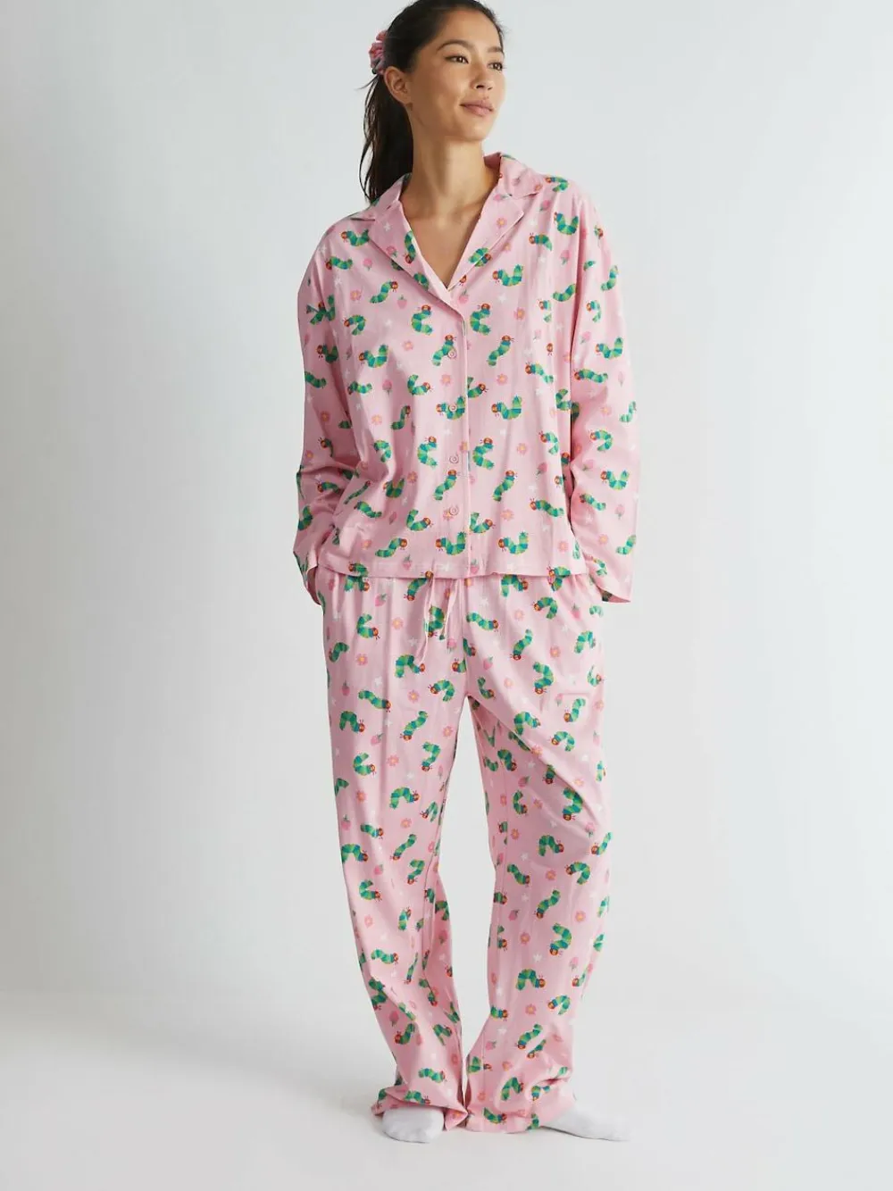 Skinnydip Pink The Very Hungry Caterpillar x Pyjama Set in Pink^Women Pyjamas|All Night & Lounge