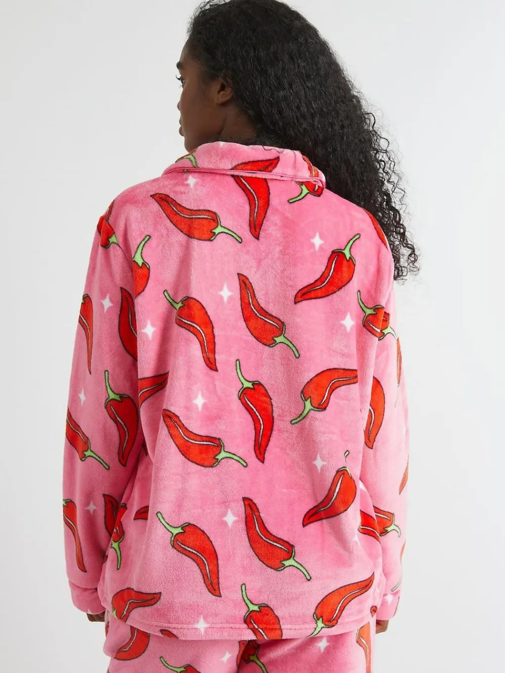 Skinnydip White Chilli Sparkle Twosie Fleece Pyjamas Set^Women Pyjamas