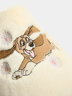Skinnydip White Disney Fox and The Hound Slippers^Women Slippers