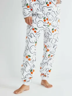 Clearance Skinnydip White Miffy x Cherry Fleece Pyjamas Set