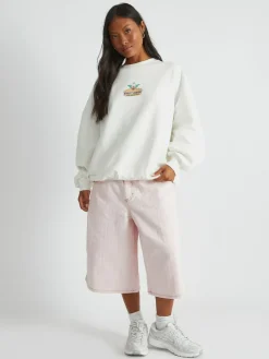 Skinnydip White The Simpsons x Krusty Burger Sweatshirt^Women Hoodies & Sweatshirts