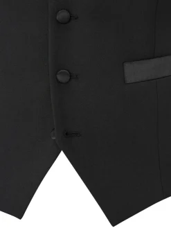 Skopes Black Cavendish Single Breasted Dinner Suit Waistcoat