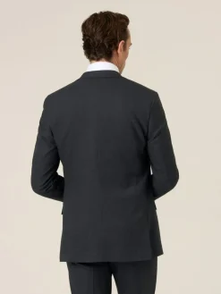 Skopes Black Methley Tailored Fit Semi-Plain Suit Jacket^ Black Suits