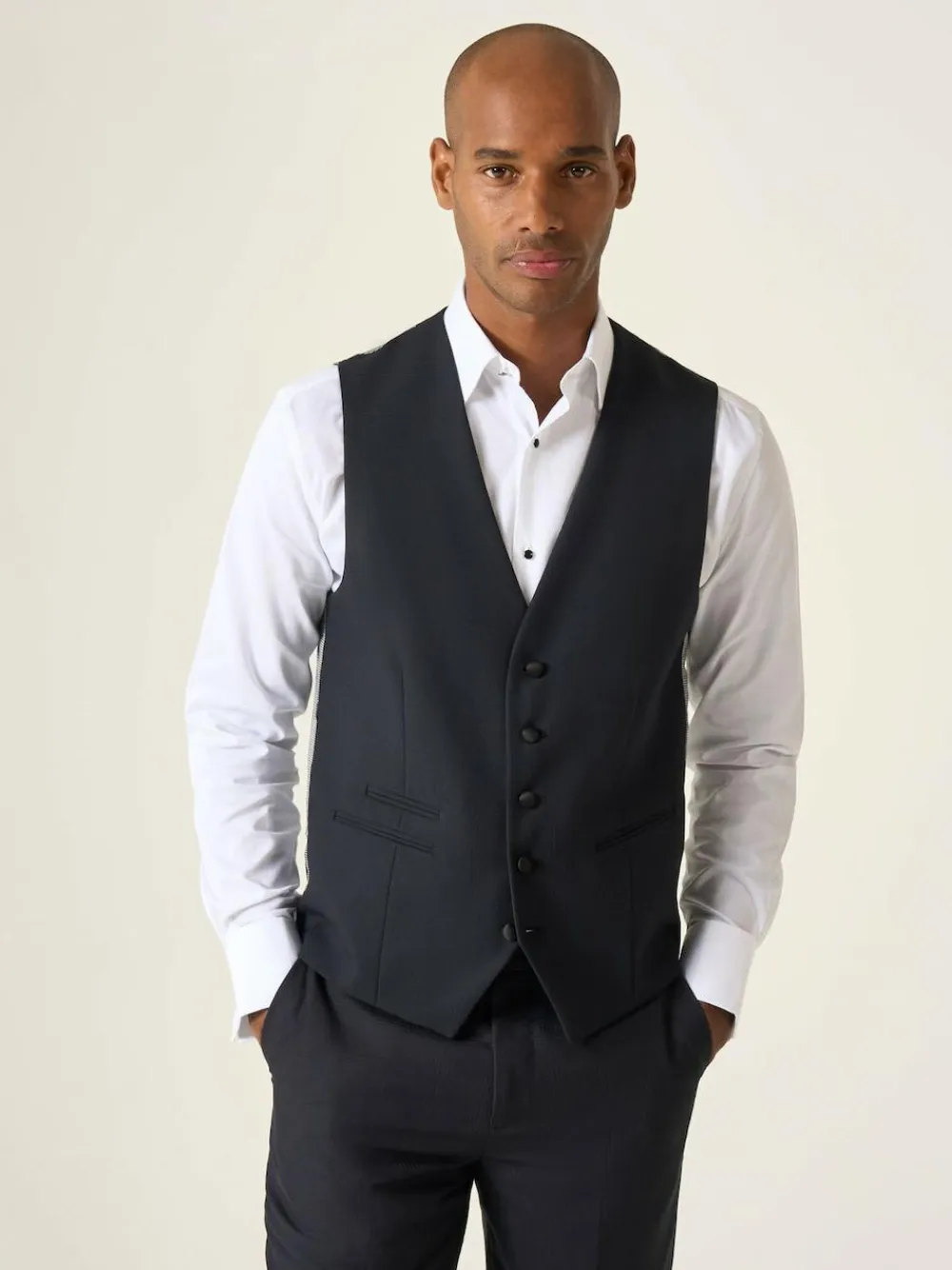 Skopes Newman Check Tailored Fit Suit Waistcoat^ Vests
