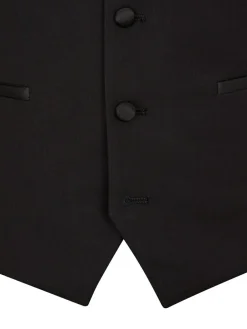 Skopes Black Sinatra Suit Scoop Waistcoat^ Vests