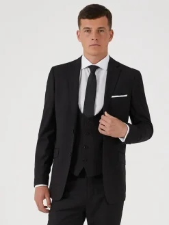 New Skopes Slim Fit Milan Suit Jacket Black