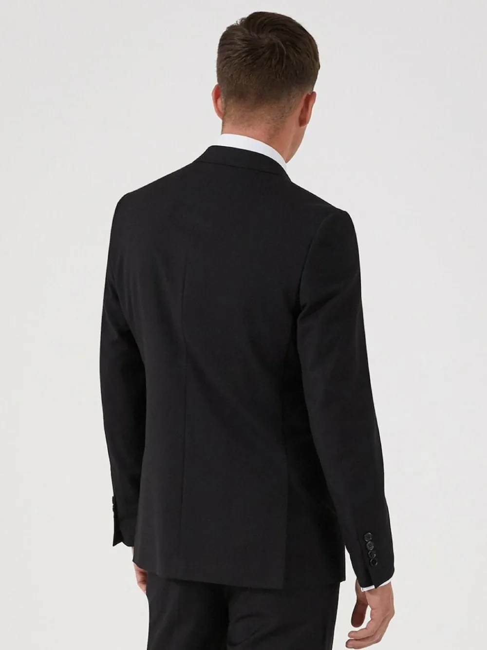 New Skopes Slim Fit Milan Suit Jacket Black