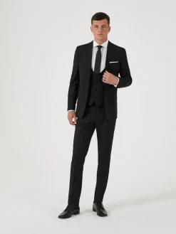 New Skopes Slim Fit Milan Suit Jacket Black