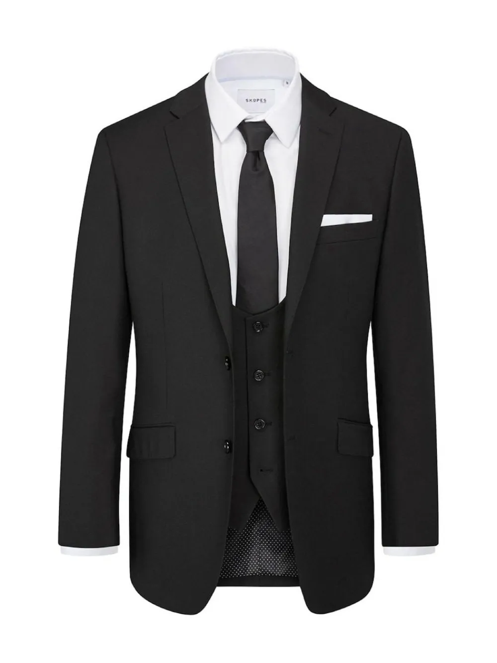 New Skopes Slim Fit Milan Suit Jacket Black