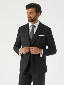 Skopes Slim Tailored Fit Farnham Suit Jacket^ Black Suits