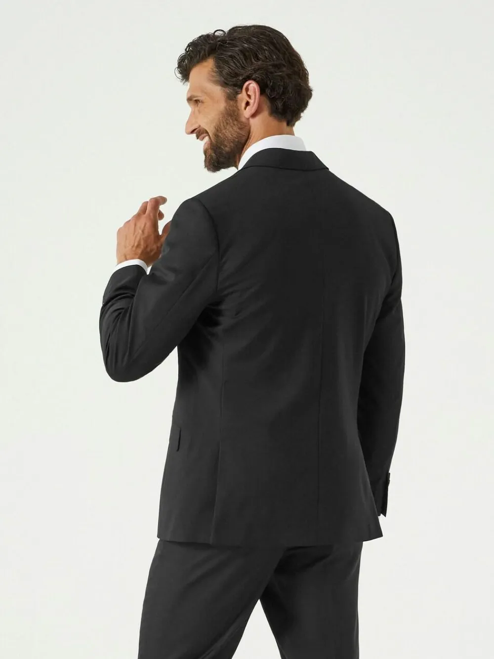 Skopes Slim Tailored Fit Farnham Suit Jacket^ Black Suits