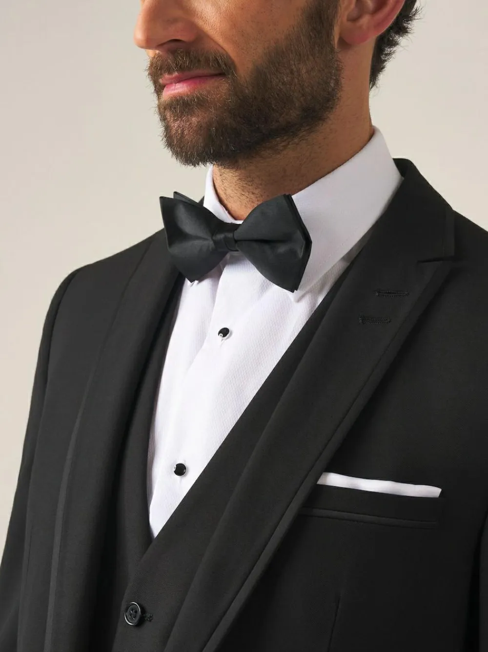 Clearance Skopes Black Tailored Fit Ronson Dinner Suit Jacket