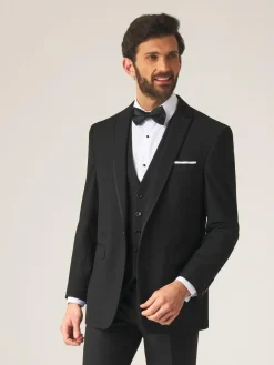 Clearance Skopes Black Tailored Fit Ronson Dinner Suit Jacket