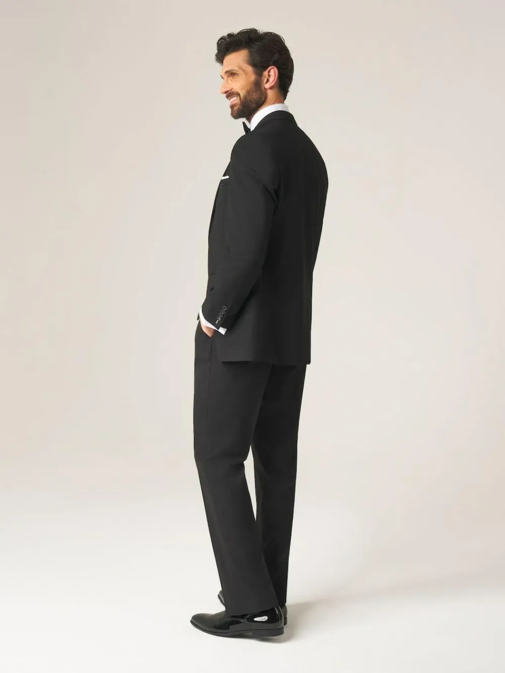 Clearance Skopes Black Tailored Fit Ronson Dinner Suit Jacket