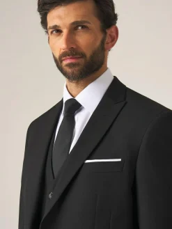 Skopes Tailored Fit Madrid Suit: Jacket^ Black Suits
