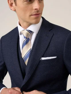 Skopes Blue Boyd Puppytooth Tailored Fit Suit Jacket^ Blue Suits