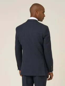 Skopes Elijah Tailored Fit Check Suit Jacket^ Blue Suits|Suits & Tuxedos