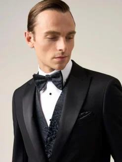 Best Skopes Party Paisley Waistcoat Blue