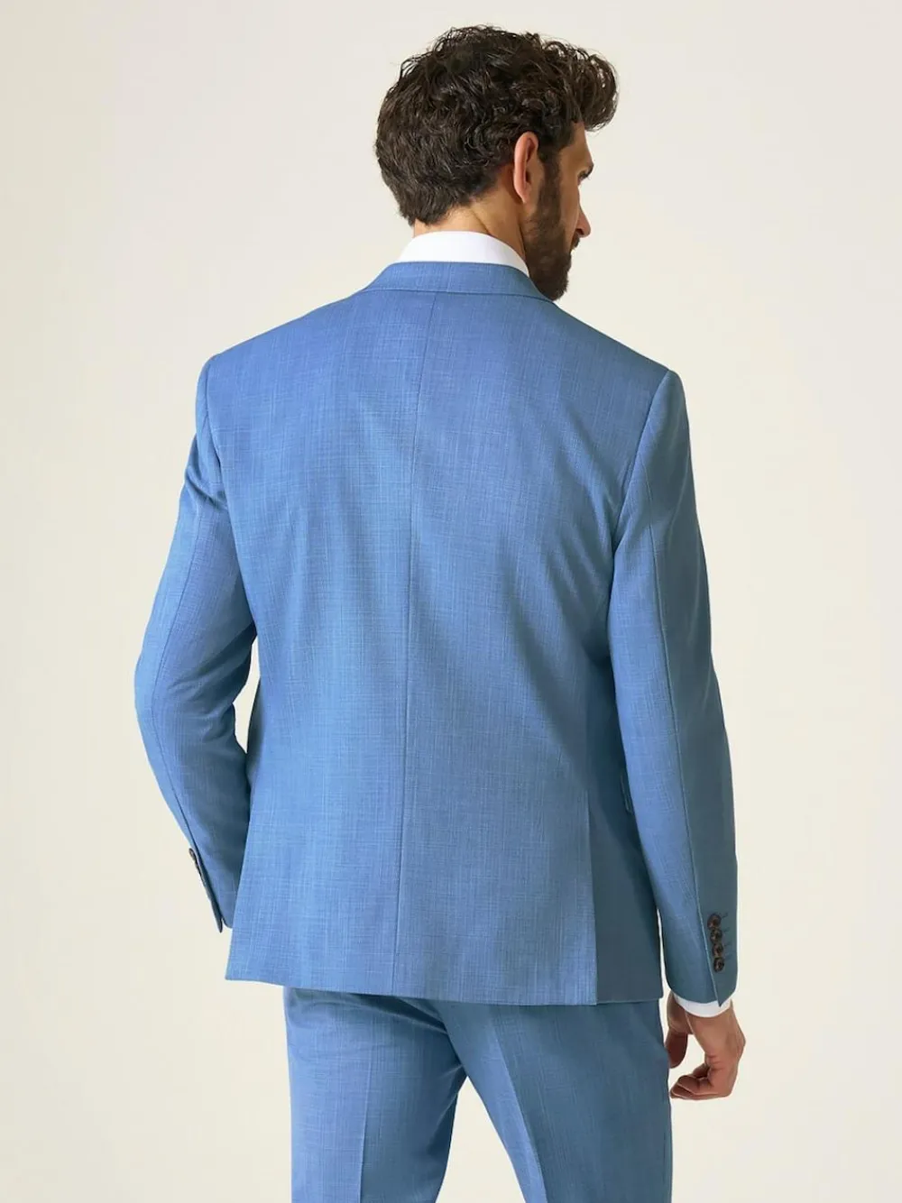 Outlet Skopes Slim Tailored Fit Redding Suit: Jacket Blue