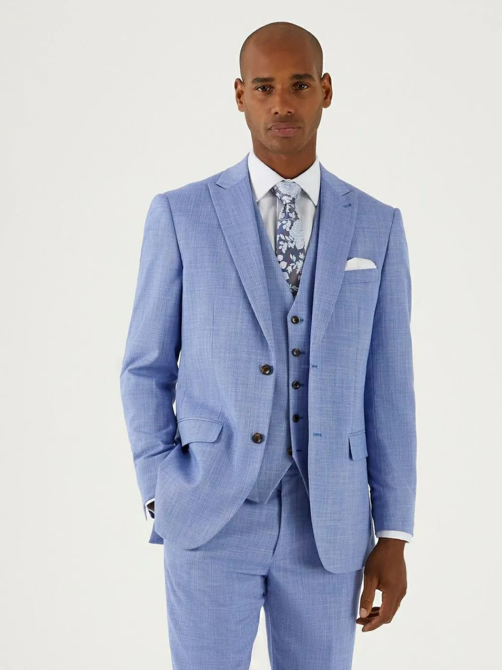 Best Skopes Tailored Fit Tailored Fit Redding Suit: Jacket Blue