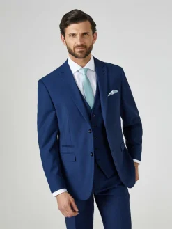 Skopes Blue Tailored Fit Kennedy Suit: Jacket^ Blue Suits|Blazers & Formal Jackets