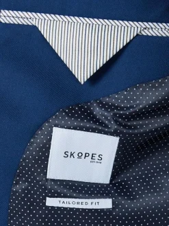 Skopes Blue Tailored Fit Kennedy Suit: Jacket^ Blue Suits|Blazers & Formal Jackets