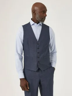 Skopes Dark Grey Single Breasted Harcourt Single Breasted Tailored Fit Suit Waistcoat^ Vests