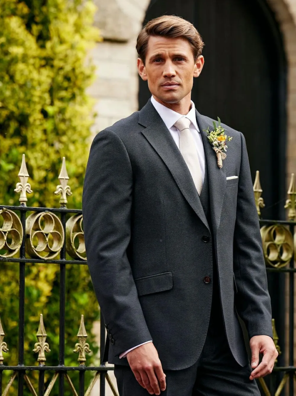 Discount Skopes Green Single Breasted Harcourt Single Breasted Tailored Fit Suit Waistcoat