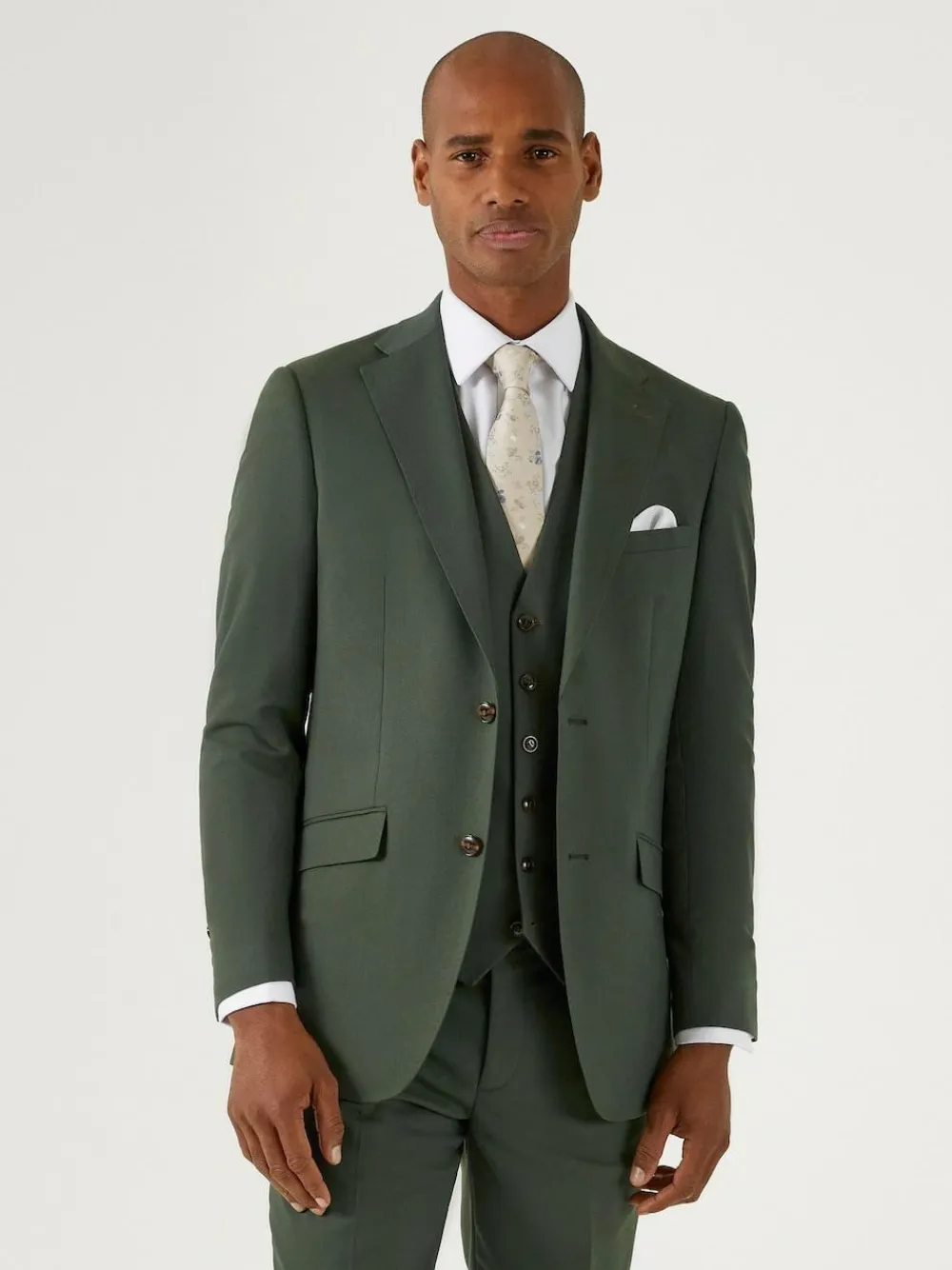 Skopes Green Tailored Fit Harvey Suit: Jacket^ Suits & Tuxedos