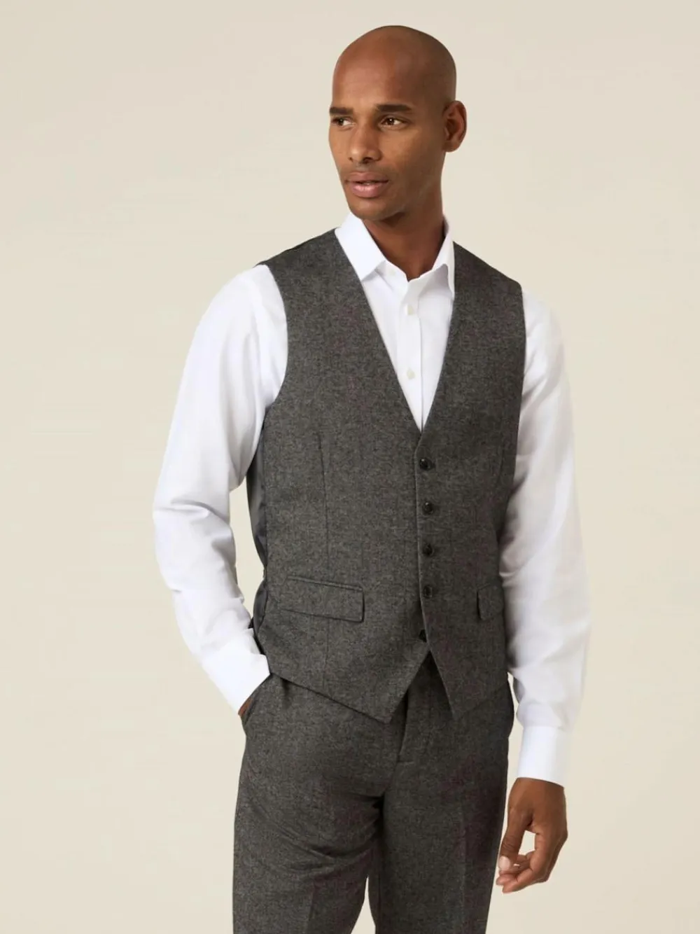 Skopes Fox Textured Suit Waistcoat^ Vests