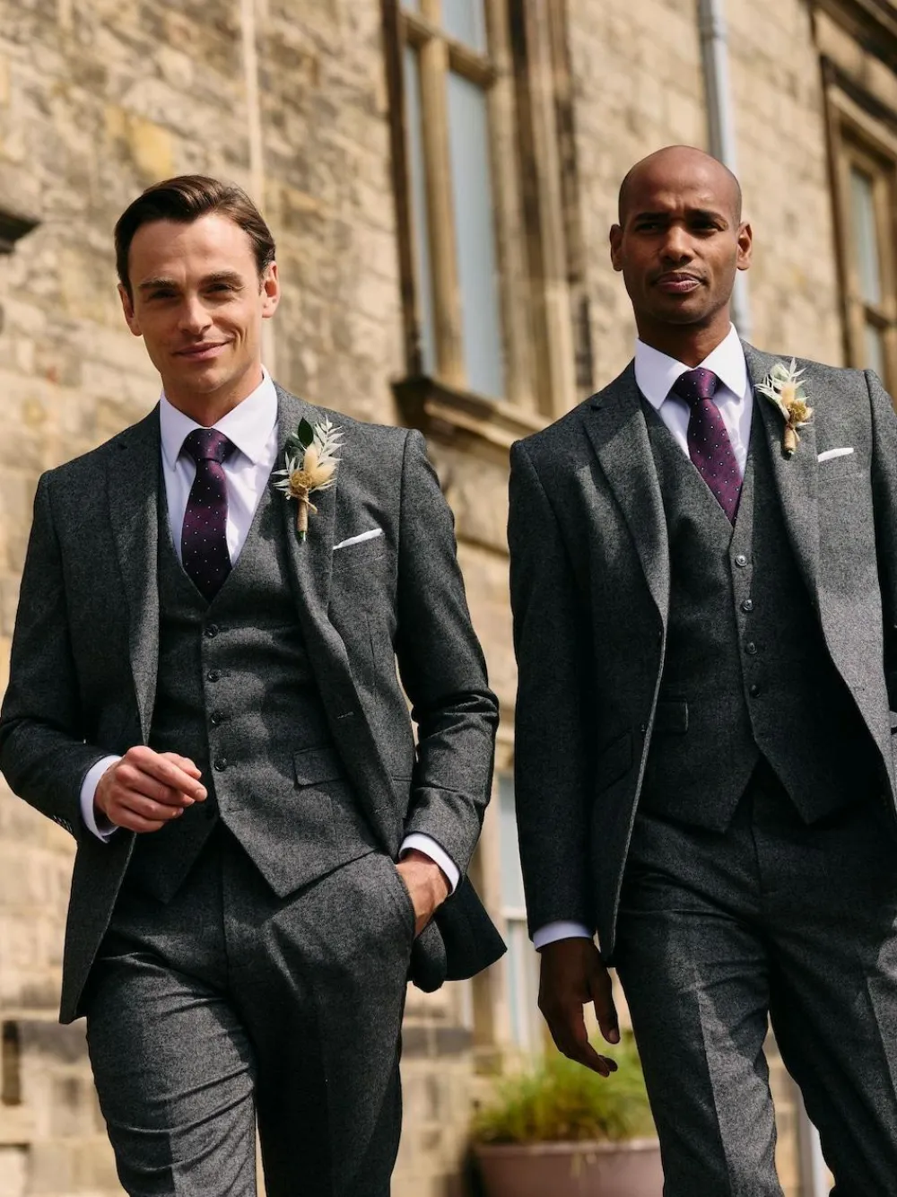 Skopes Fox Textured Suit Waistcoat^ Vests